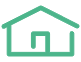 grünes Haus-Icon